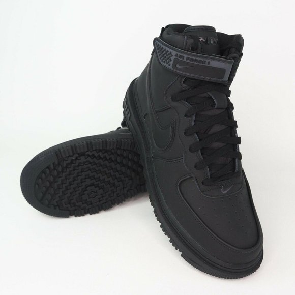 Nike Air Force 1 Boot Black Anthracite Men’s Shoes - Picture 11 of 12